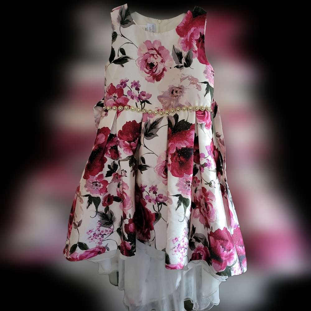 Girls size 8 Floral Dress with different lengths